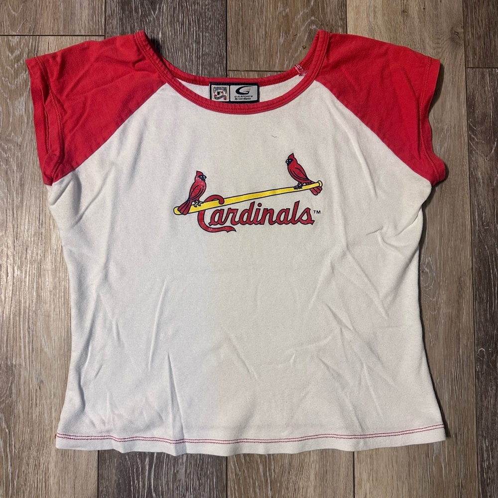 Women’s Cardinals Shirt Y2K - Red and White